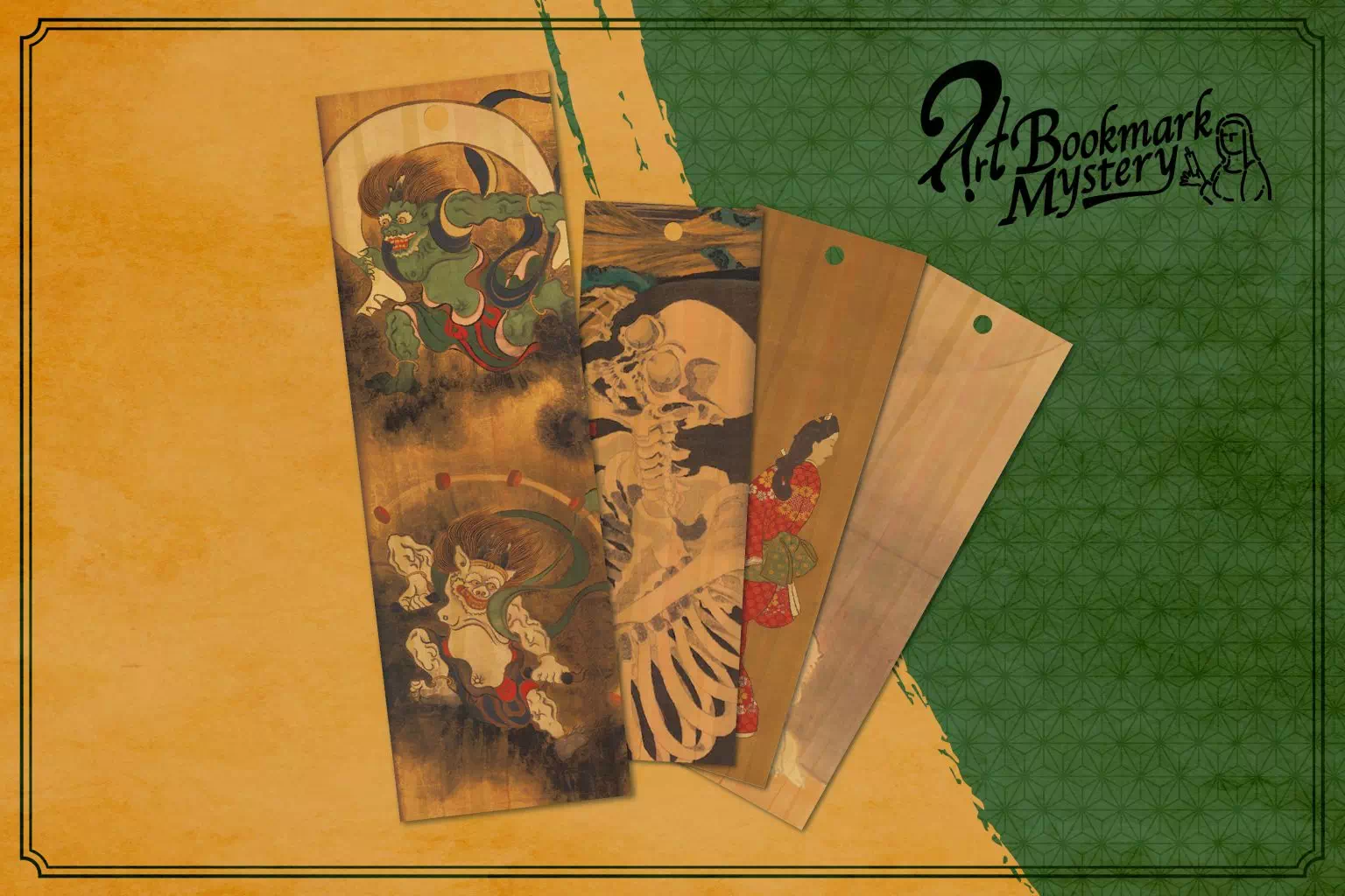 しおり謎vol.7　尾形光琳「風神雷神図屏風」